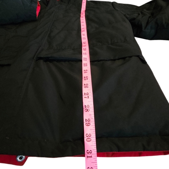 Vintage Polo Ralph Lauren 2 IN 1 Puffer Down Reversible Jacket Red/Black XL - Picture 14 of 16